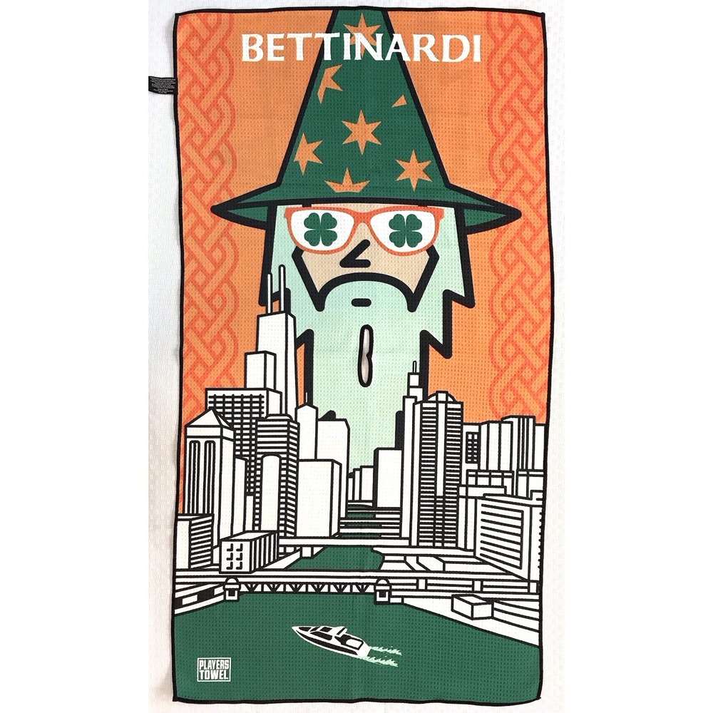 Bettinardi 2023 St. Patrick's Day Green River Wizard Towel Players Chicago